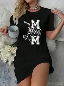 Band Mom Shirt Band Mom Musical for Women Mom Casual Dress