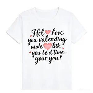 Matching Couple Tees Breathable Skin Friendly Basic Style For Couples