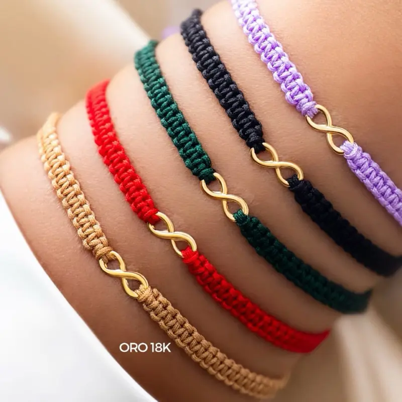 Infinity thread bracelet