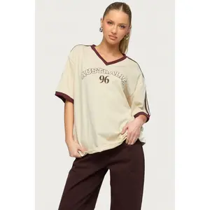 Australia 96 Contrast Oversized T Shirt