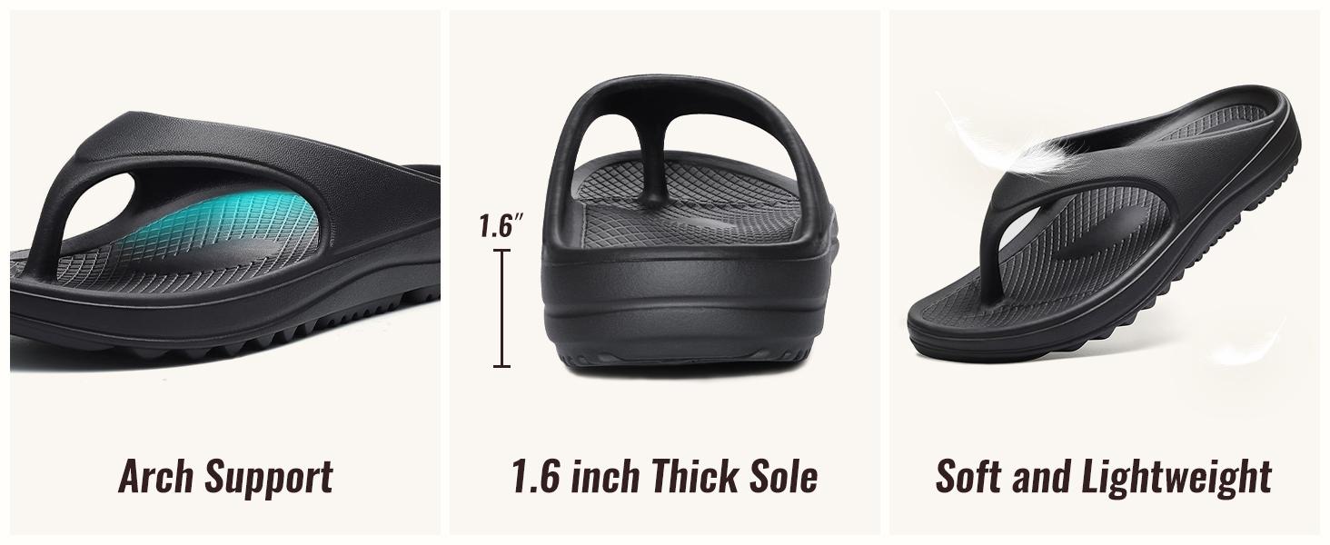 New Orthopedic Sandals For Women EVA Sole Arch Support Recovery Flip Flops Pillow Soft Summer Beach Shoes