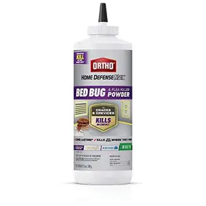 Ortho Home Defense Max Bed Bug & Flea Killer Powder, 12 oz. – Apply to Cracks and Crevices for Up to 8 Months of Control