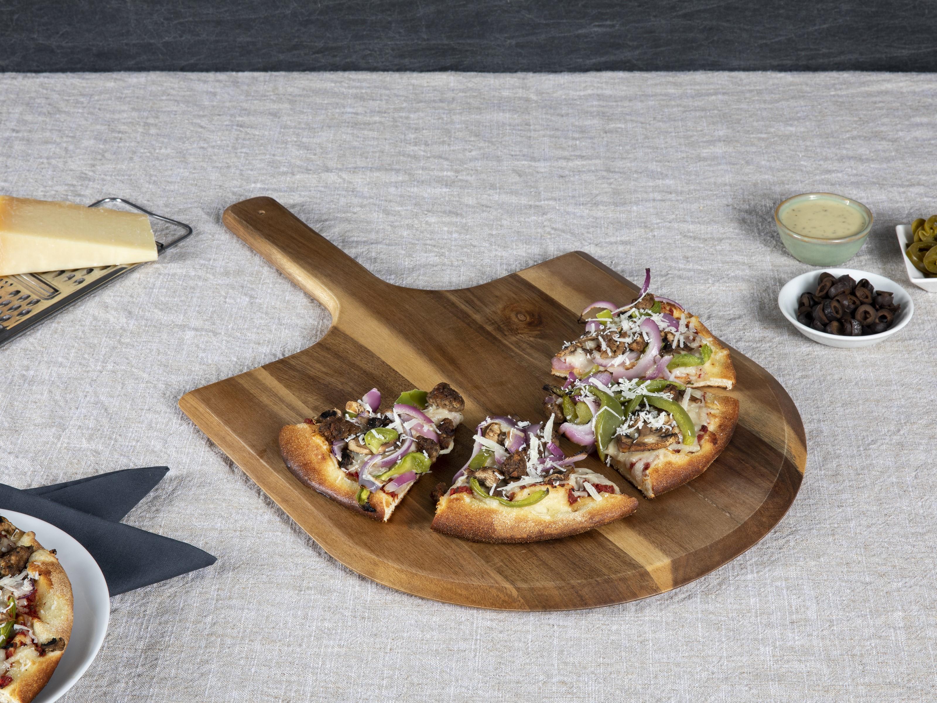 Acacia Pizza Peel Serving Paddle, (Acacia Wood)