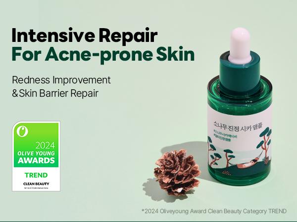 Pine Calming Cica Ampoule - 30ml for Skin Repair and Redness Care