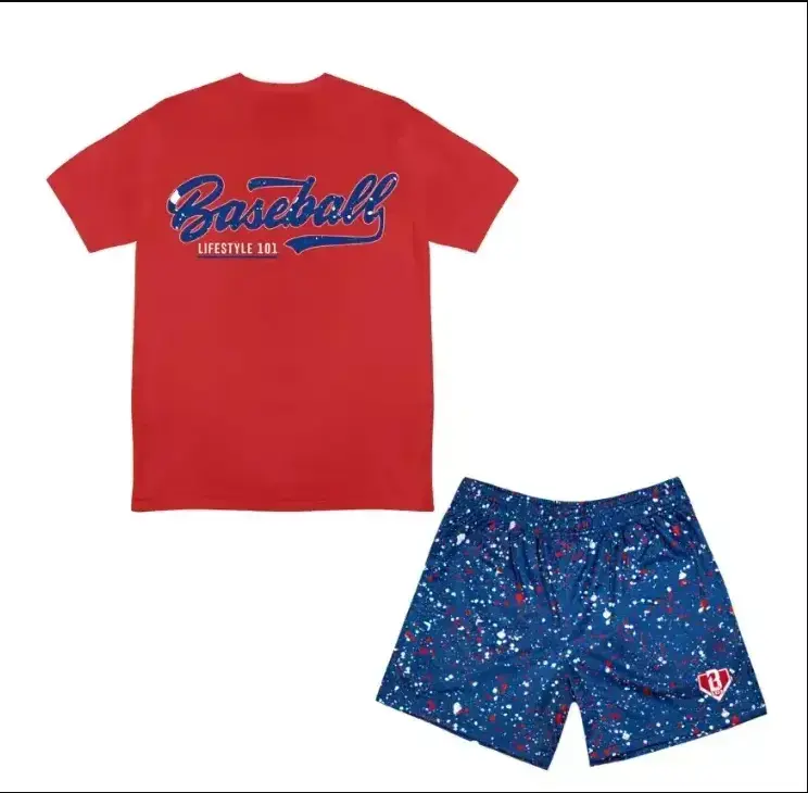 BL 101 Splatter Tee or Mesh Shorts | Summer Athletic Outfit for Youth & Adults