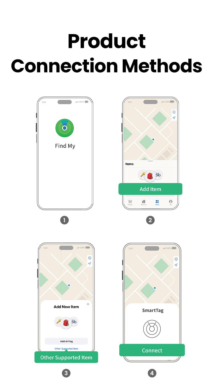 UGREEN 2Pack FineTrack Smart Finder Compatible with Apple Find My (iOS Only) Keys Finder and Item Locator for Luggage, Backpack, Suitcases, Replaceable Battery (Black)nder Smart Tag for Key Luggage Passport，TikTokShopBlackFriday ,TikTokShopHolidayHaul