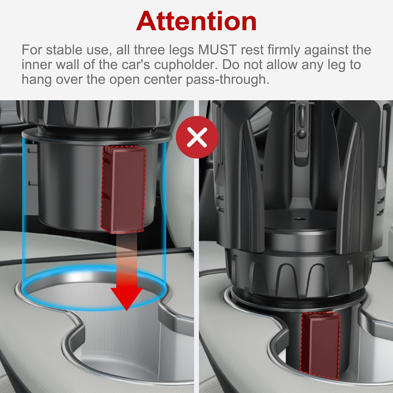 Automatic Car Cup Holder Extender, Suitable for 10-64oz Travel Thermos Flasks And Water Bottles, Various Types Of Water Bottles, Adjustable Cup Holder Base, Car Cup Holder.