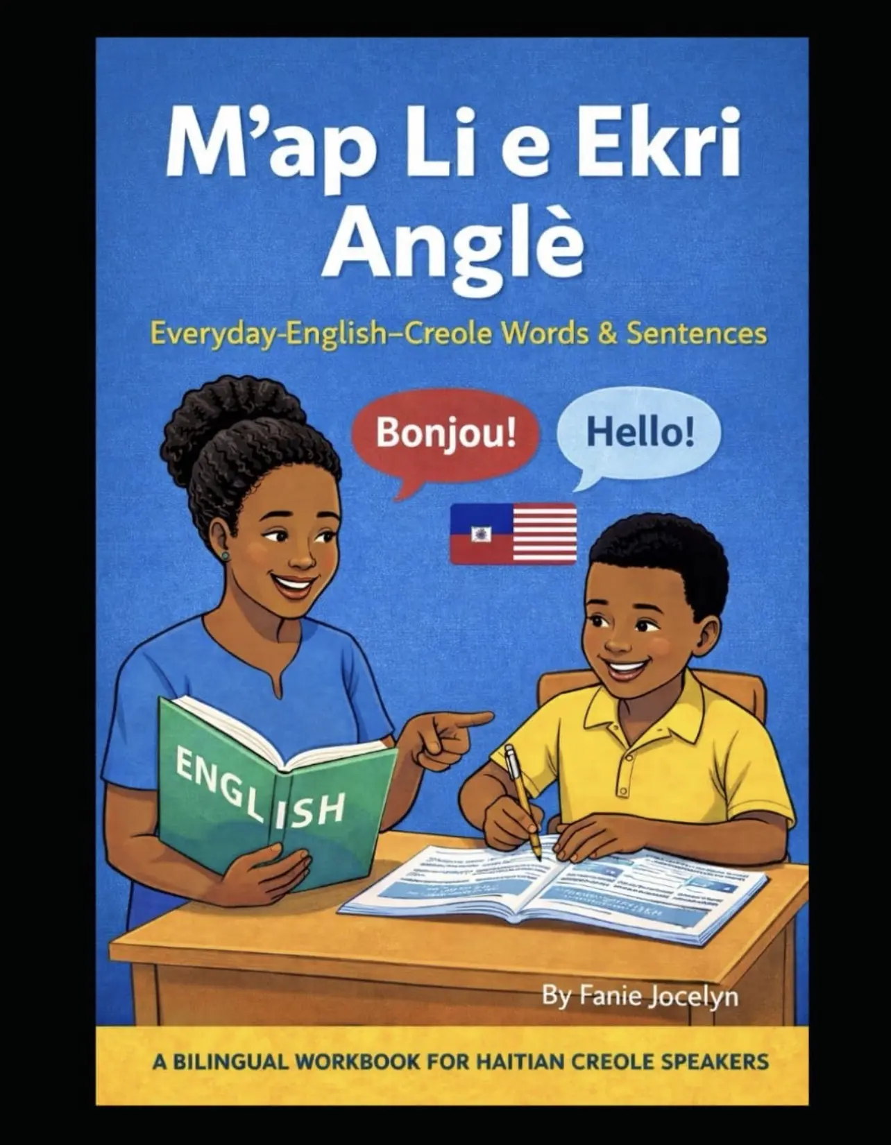 M'ap Li e Ekri Anglè book 1