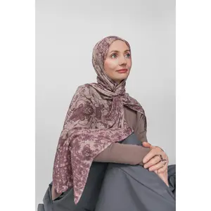 VELA Mauve Tapestry Print Modal Hijab