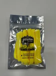 Sneaker Freak Flat Laces - Lemon