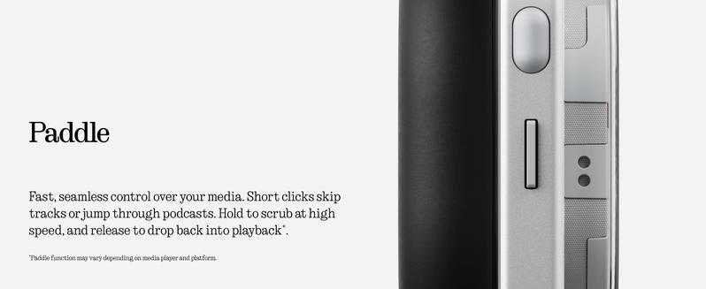 Nothing Headphone (1) Hybrid Active Noise Cancelling Headphones, Wireless Over Ear Headphones with 6 MICS, Personalized Spatial Audio, Tuning by KEF, Up to 80 Hours Playtime, Bluetooth Headset White