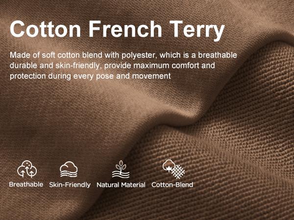 ODODOS Women's Sweat Shorts with Pockets Cotton French Terry Drawstring Summer Workout Casual Lounge Shorts