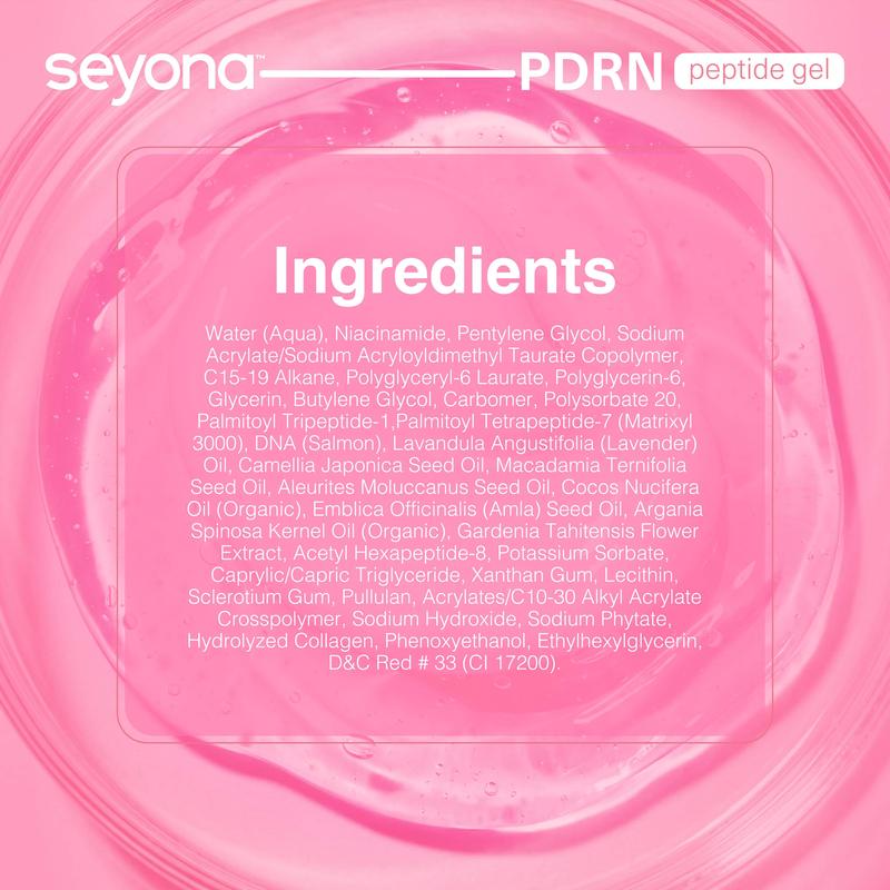 Seyona PDRN Jelly Peptide Serum | Matrixyl 3000, Collagen, Niacinamide | Pink Glow Skincare