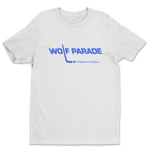 Wolf Parade: I'll Believe In Anything Shirt - White