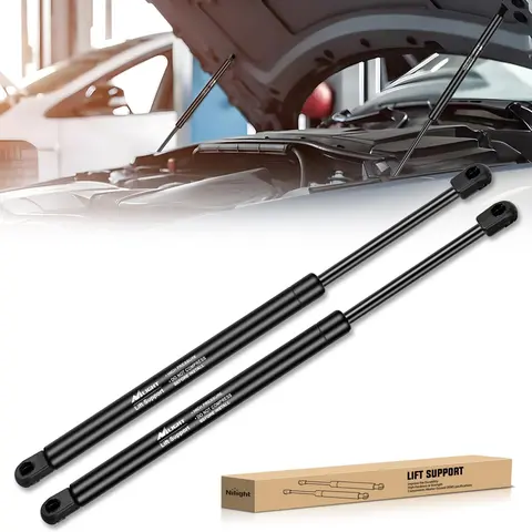 Nilight Hood Lifting Nitrogen Gas Struts Lift Supports SG404025 (4142) for Ford Explorer 2002-2010, 13in Compressed/13.10in Extended Shocks, 2PCS Leak-Proof High-Strength Rods, 45000-Time Durability Test, Quick-Install Replacement Vehicle Accessories