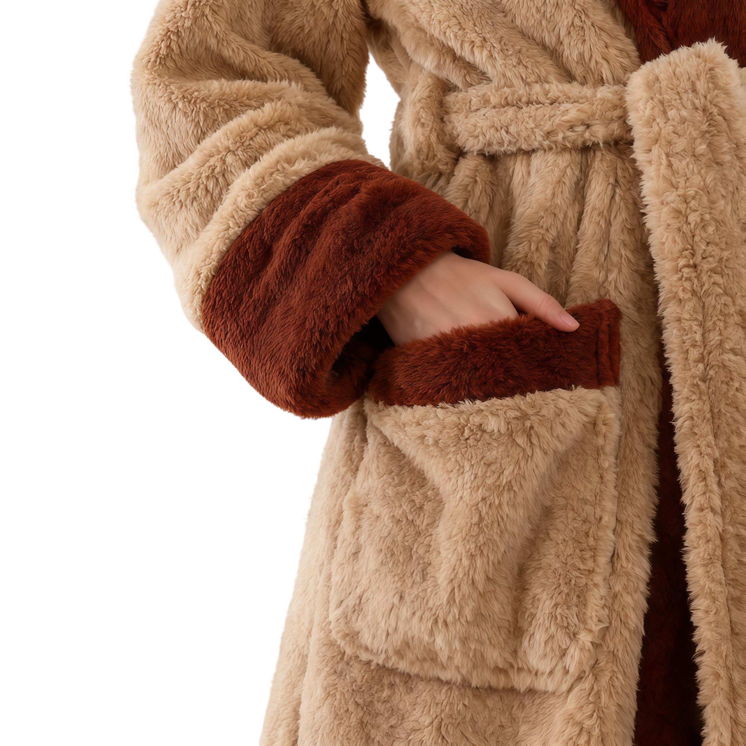 Hoodless Apple-Patterned Bathrobe with Plush Lining and Belted Design for Cozy Comfort eeyore onesie Open Feel Soft and Cozy Plush Material Custom Fit Ideal for Relaxation