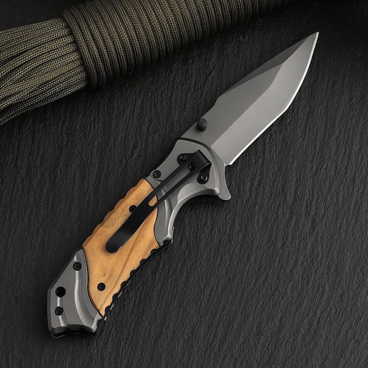 Viral Compact EDC Utility Tool - High-Quality Fast-Open Stainless Steel Gear, Top Rated Camping Survival Companion, Ideal for Outdoor Preppers & Adventure Seekers