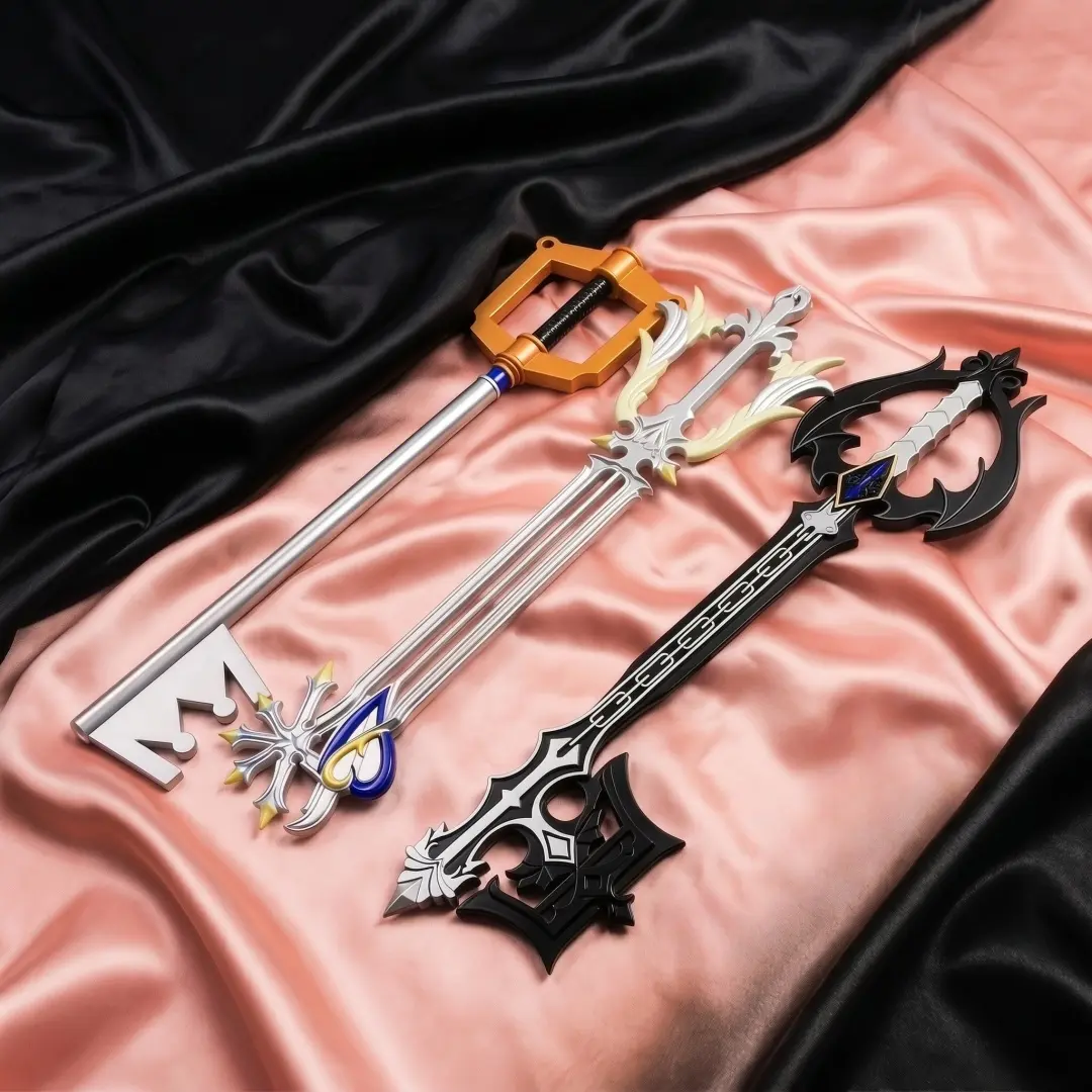 86cm (33in) PU Key Action Anime Figure - Large-Scale Real-Size Japanese Cosplay Prop, Anime Character Cutout Party Gift for Home Decoration & Collection