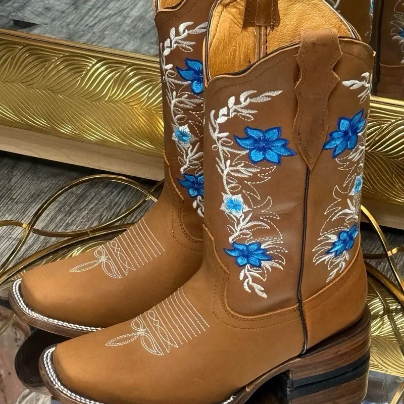 Celeste| Tan Women’s Western Square Toe boots Celeste| Tan Women’s Western Square Toe boots