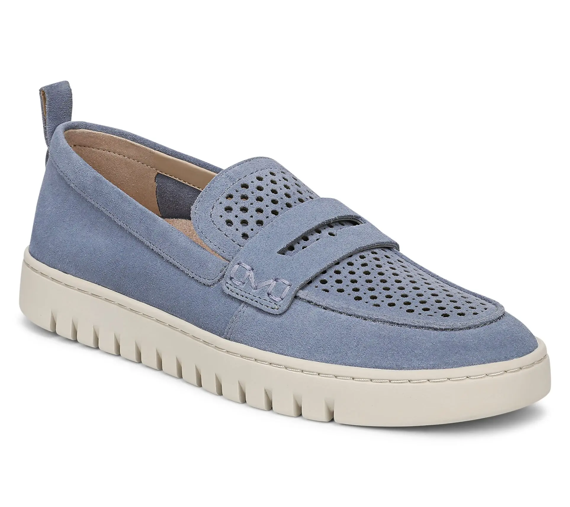 Vionic Leather 360 Flex Loafers - Uptown Perf
