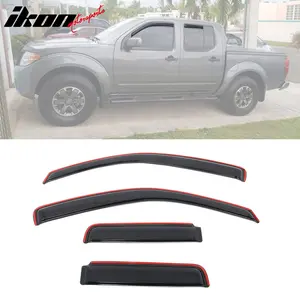 Window Visor for Nissan Frontier Double Cab 2005-2020 4PCS In-Channel