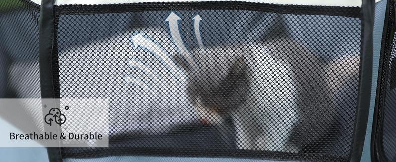 Portable Pet Playpen, Dog Playpen Foldable Pet Exercise Pen Tents Cat House Playground for Puppy Kitten Indoor Outdoor Travel Camping Use Beds Bedding Enclosure