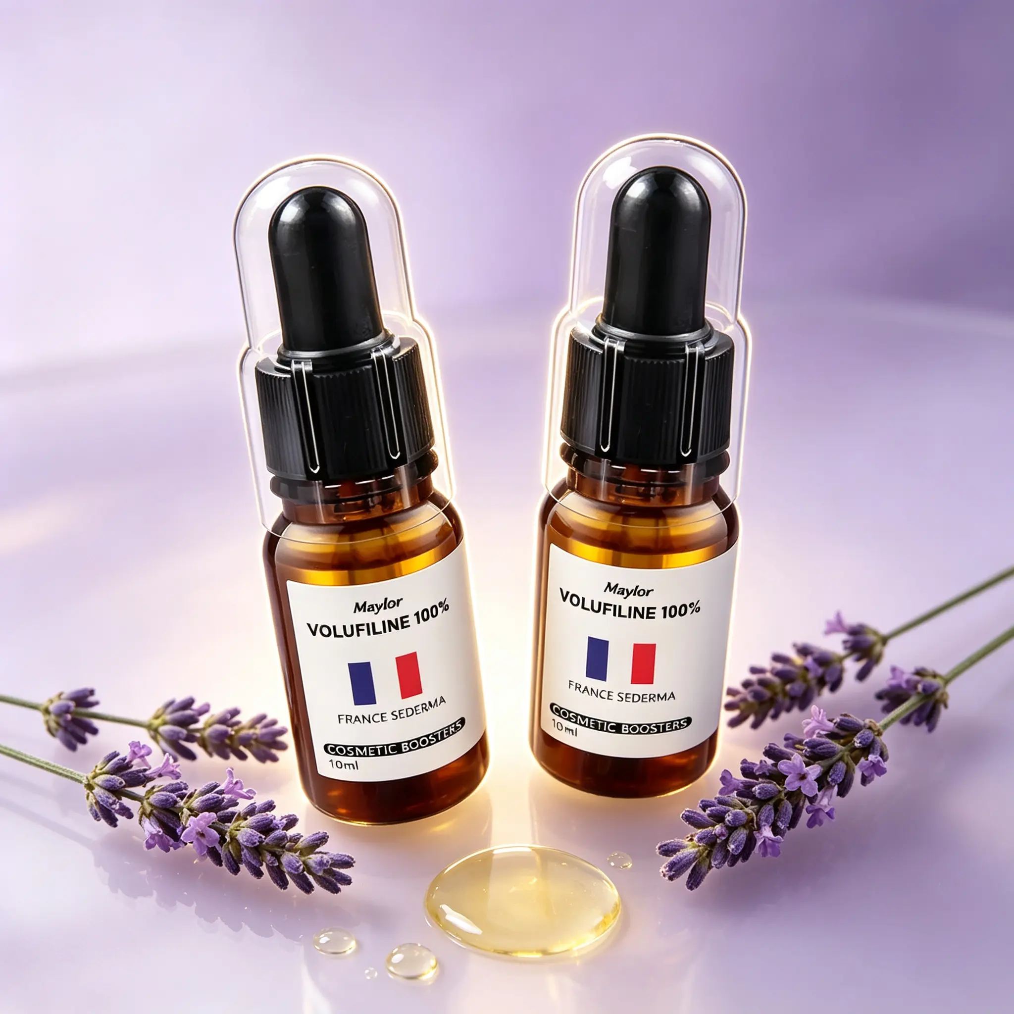 Maylor 100% Volufiline Serum – France Sederma Plumping Booster – 2-Pack Value Set – 10ml Each