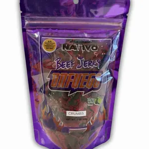 Nativo Artisan Beef Jerky – OnFuego Jerky Bits – Spicy Chili Lime Beef Jerky – 3 oz – USDA Inspected – Made in USA