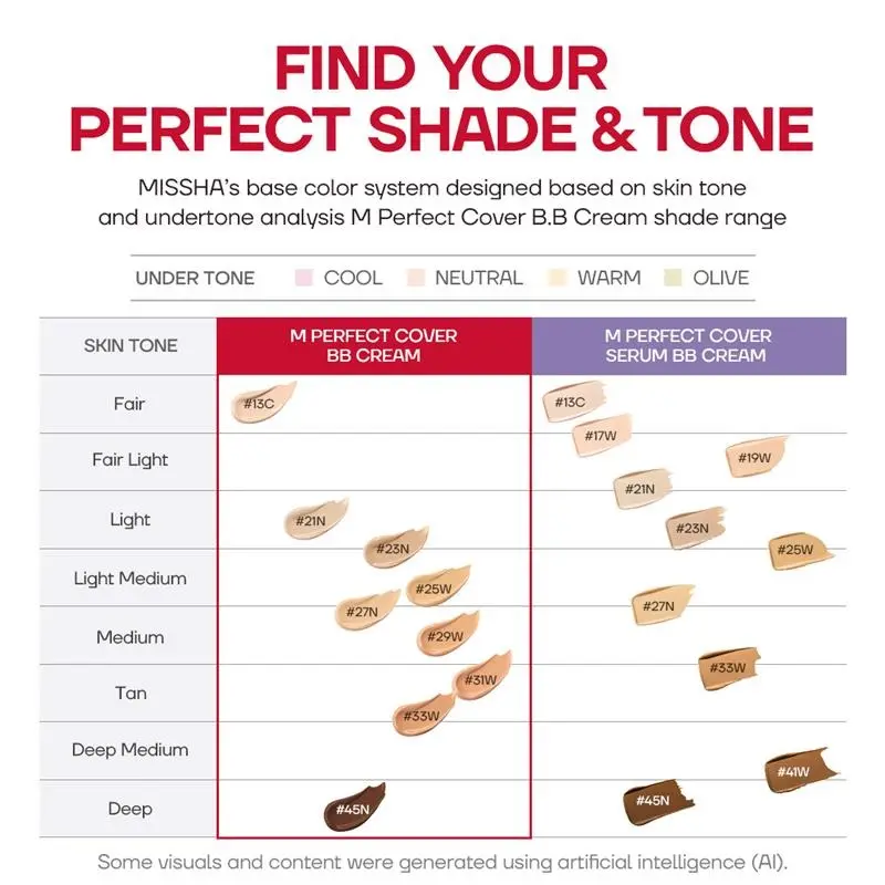 [MISSHA Official] M Perfect Cover BB Cream SPF 42 PA+++(50ml)