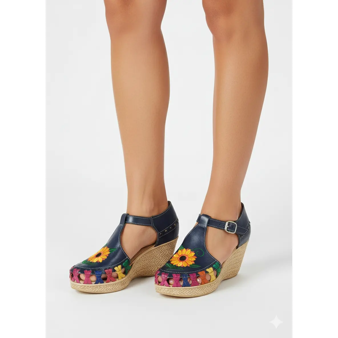 Mexican heels (blue)