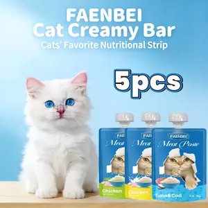 3-Flavor Cat Meat Paste Bundle - Chicken, Tuna & Crab Soft Treats for Variety-Loving Fur Babies