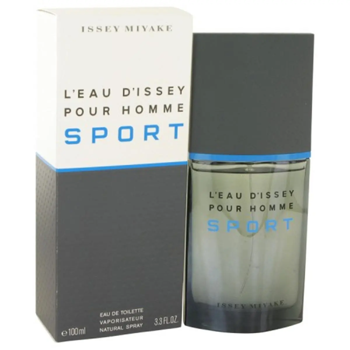 Issey Miyake L'eau D'Issey Pour Homme Sport EDT Perfume, Elegant and Fresh Masculine Fragrance for Men, 3.4 fl oz Spray, Edt Cologne, Male Wear
