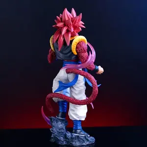 25cm DBZ Gogeta Anime Figures Super Saiyan 4 Gogeta Figures Ssj4 Model Pvc Statue Doll Collection Decoration Toys Gift