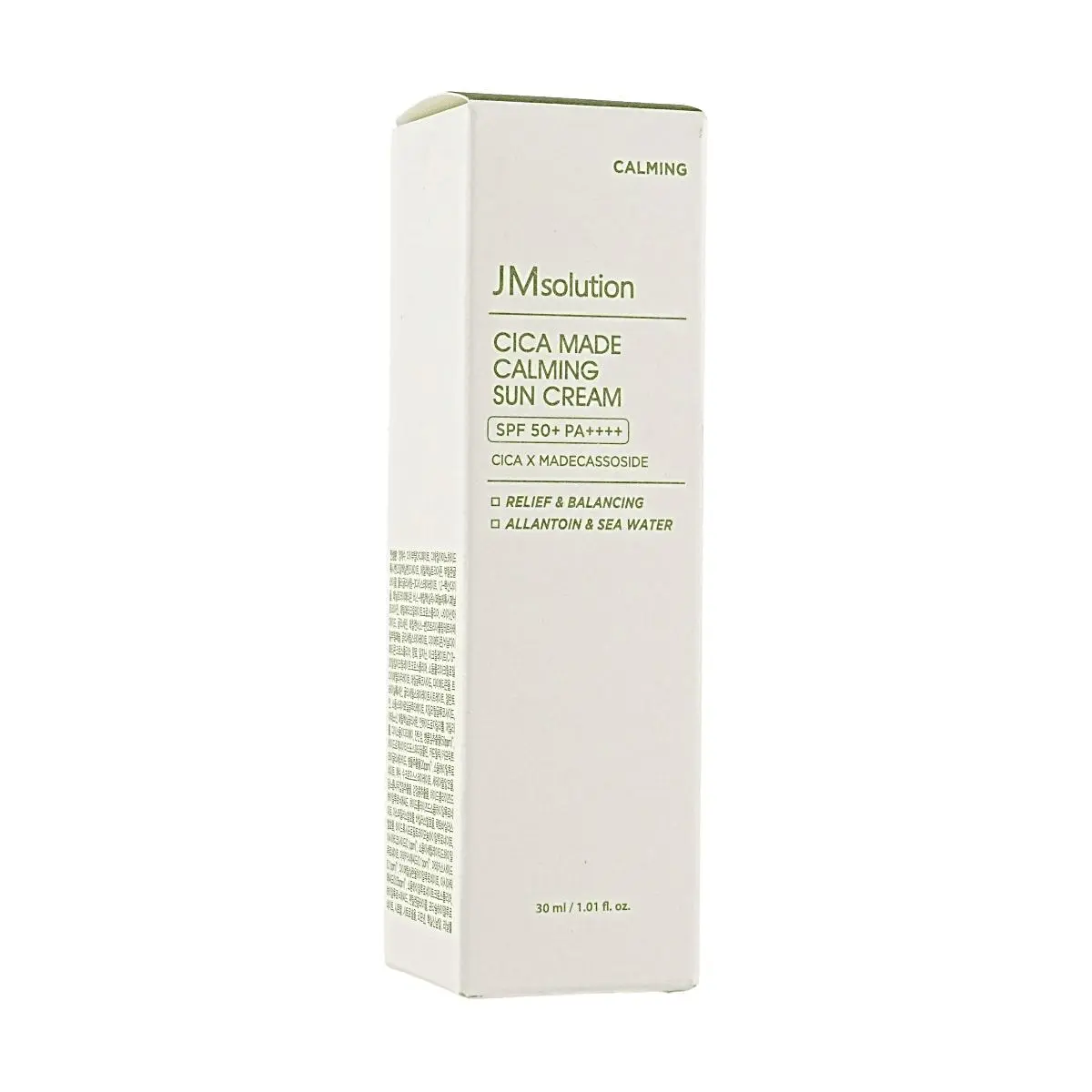 JMsolution Cica Sunscreen SPF50+ PA++++ 30ml - Korean Centella Soothing Sun Cream for Sensitive Skin, UV Protection