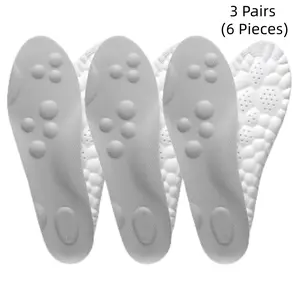 3 Pairs Cloud Insoles – Shock Absorption & All-Day Comfort for Feet, comfort gear, Ultra Soft Acupoint Massage Insoles