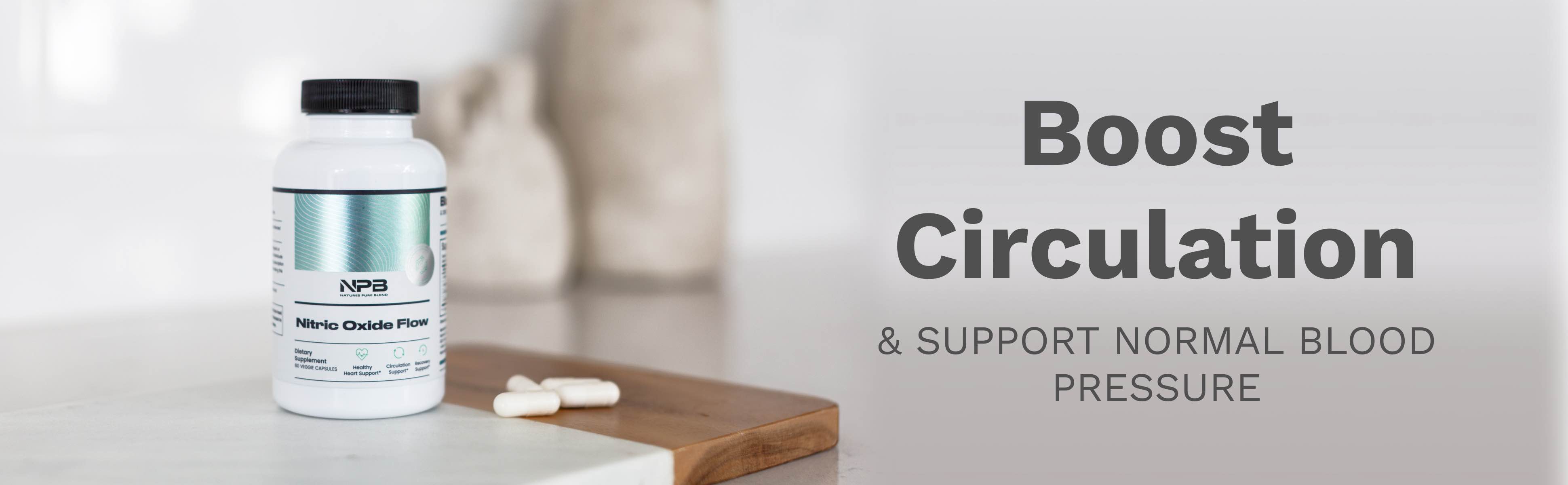 Nitric Oxide Flow - Blood Pressure Support, Supplement Edible, Dietary, Fitness, Blood Flow, Nitric Oxide Booster, Amino Acid, Recovery Support Cardiovascular Health