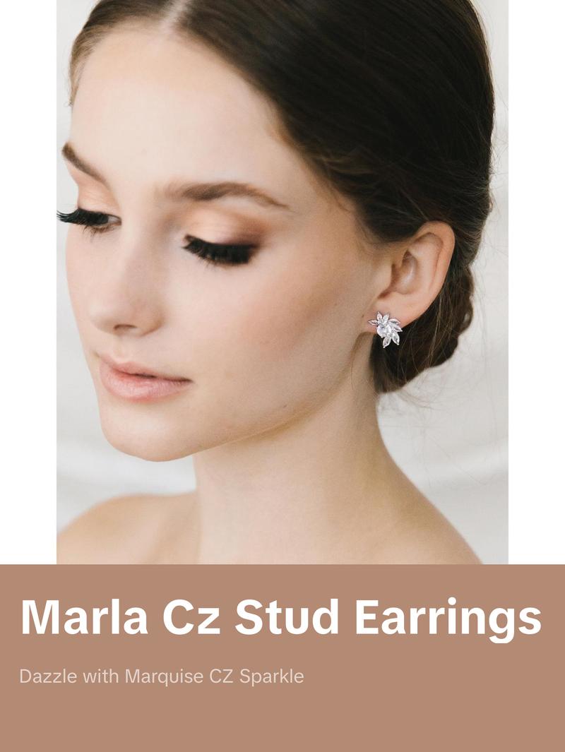 Marla CZ Stud Earrings