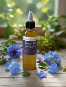 Rapunzel Hair Growth Elixir with Lemon Oil Tea Tree Avocado Peppermint Lavender Coconut Rosemary Haircare for Repair and Growth