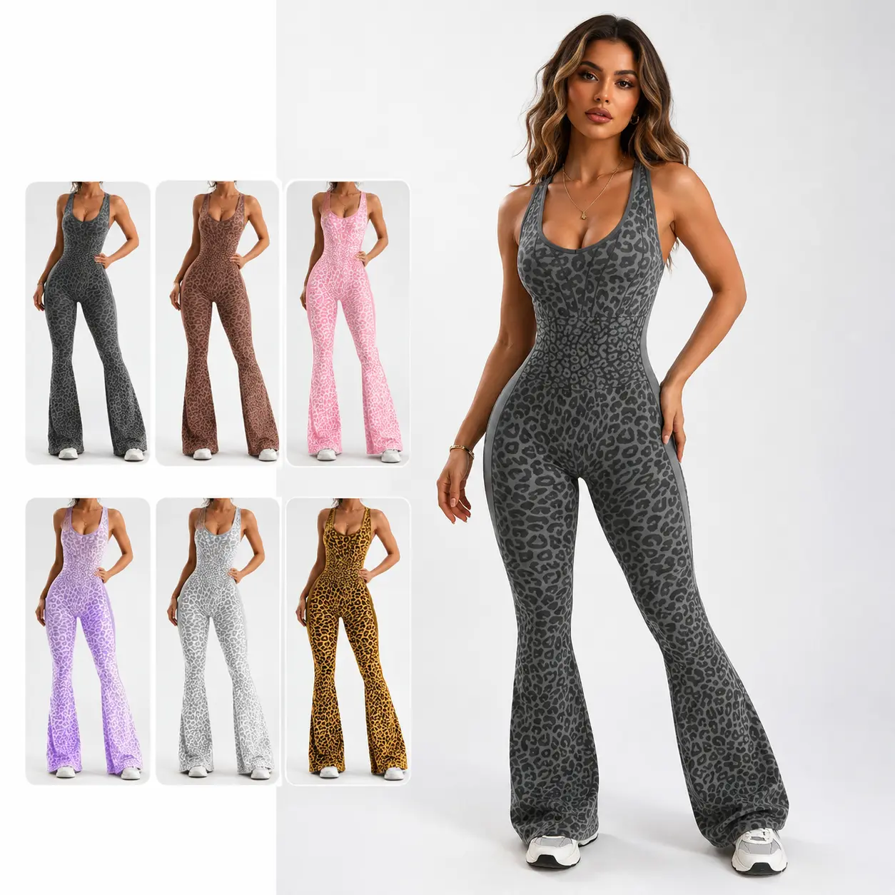 Women’s Seamless Yoga Jumpsuit - Full Body Fit Activewear Bodysuit with Seamless Fabric, Fitness Wear for Gym, Pilates, Gym & Run