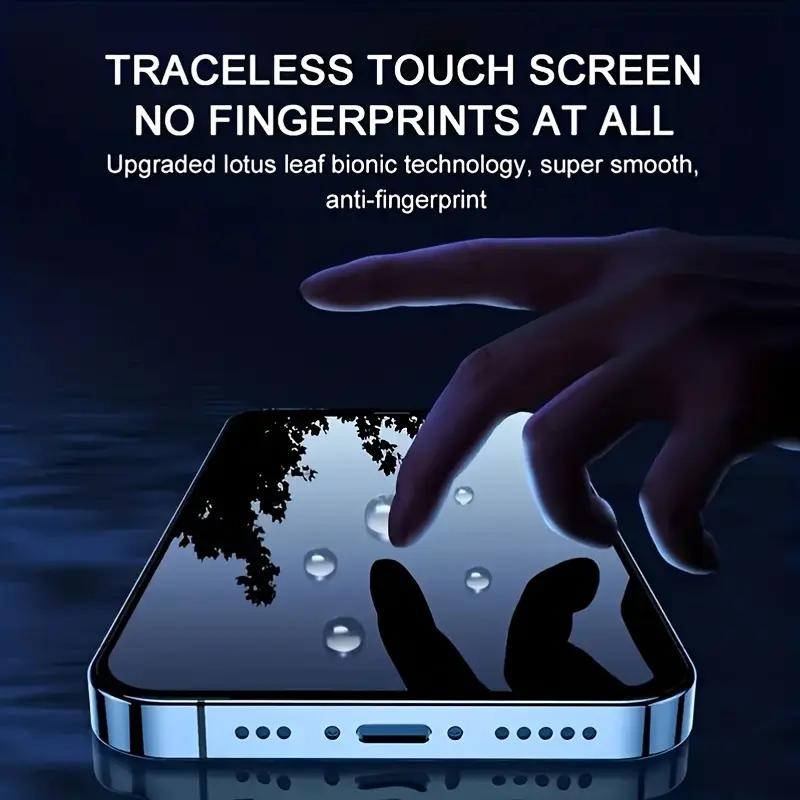 Shatterproof Screen Protector 2pcs Tempered Glass Screen Protector for iPhone 17/Air/11/12/13/14/15/16/16e/Plus/Pro/Pro Max/XR/Xs Max Series Scratch-Resistant, Shatterproof, Fingerprint Resistant, Sweatproof, High Transparency Comfortable Fit