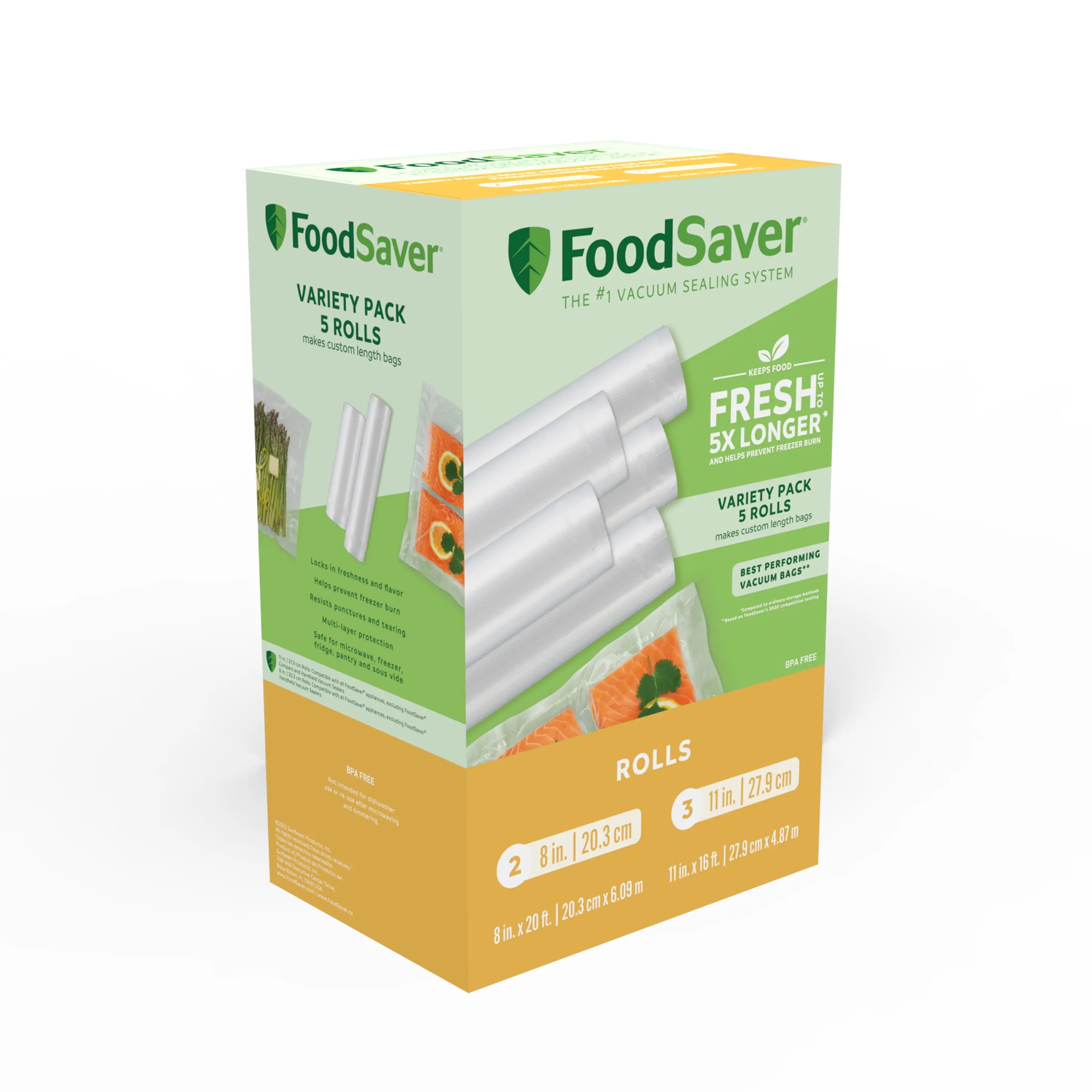 Foodsaver 6067887 Vacuum Sealer Roll, Clear