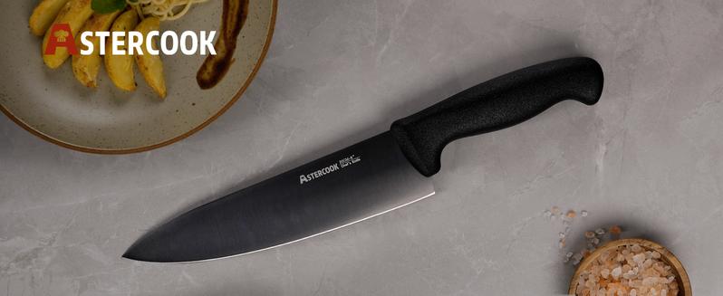 Astercook Chef Knife - 8 Inch High Carbon German Stainless Steel Ultra Sharp Blade Rustproof Ergonomic Wooden Handle Knives block Kitchen Box Cutting Astercook Chef Knife - 8 Inch High Carbon German Stainless Steel Ultra Sharp Blade Rustproof Ergonomic Wooden Handle Knives block Kitchen Box Cutting