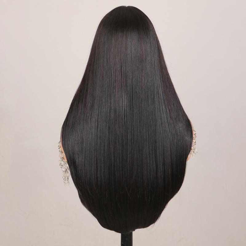 【Blend】TESLAL Wear It Go Glueless Wig Pre Cut HD Lace 6X6X1 Lace Wig 180% Density Straight Hair Pre-Plucked Wig Adjustable Straps Soft And Affordable
