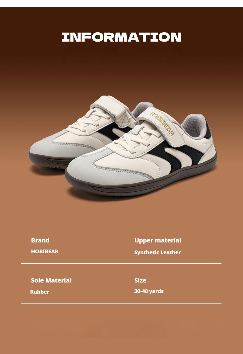 HOBIBEAR Kids Barefoot Shoes Wide Soft Minimalist | Zero Drop | Lightweight Fashion Sneakers for Boys Girls