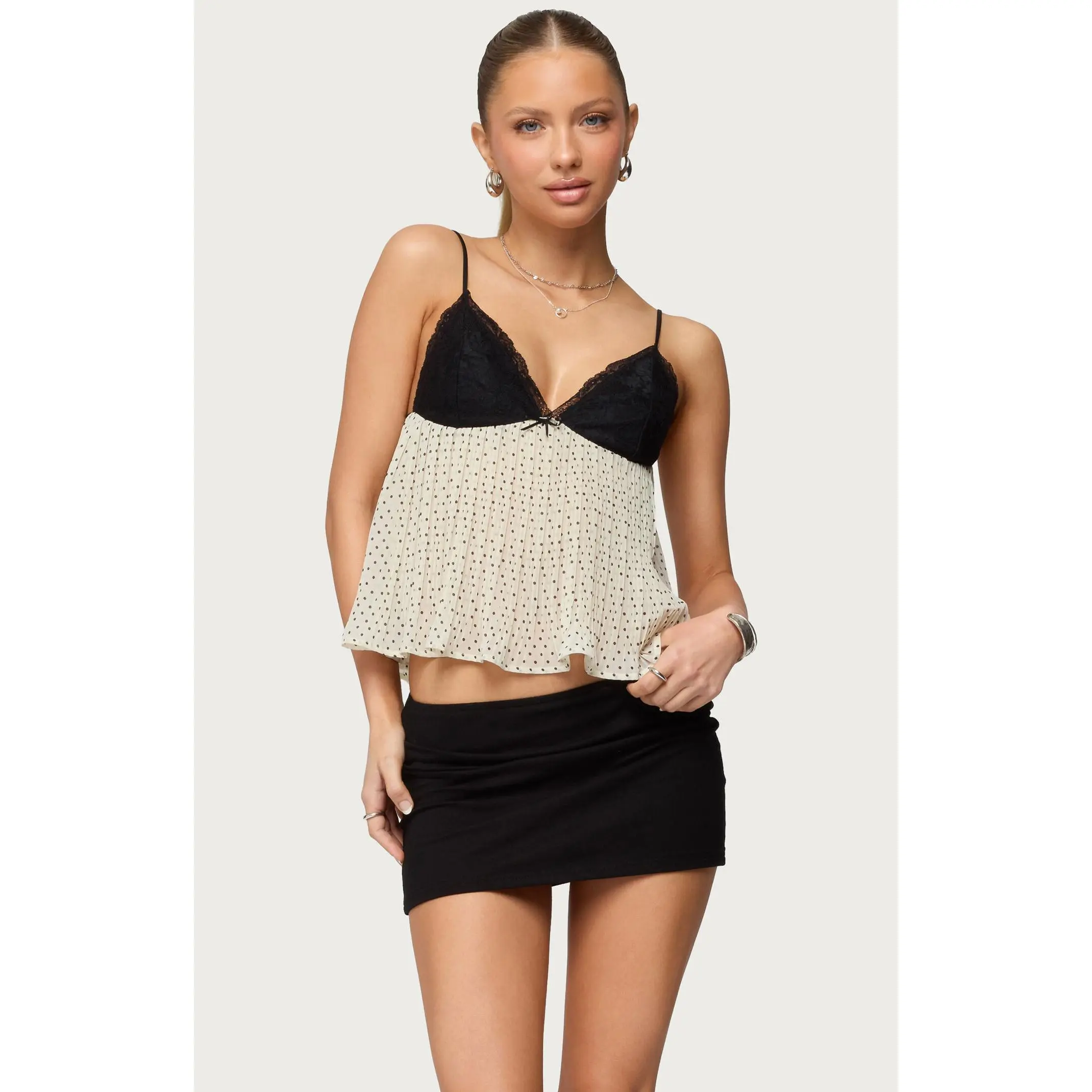 Edikted Women's Petite Aisha Low Rise Mini Skirt - Multicolor