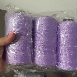 3-Pack 100g Ice Silk Yarn, Three-Ply Ice Silk Thread, Ideal for Crochet Hats, Handmade Bags, Knitted Seat Cushions, Shoe Laces