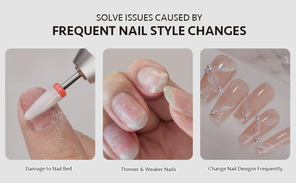 GAOY Air Dry Peel Off Base Coat, 16ml Practice Base Coat for Nail Colors Test, Easy to Peel, No UV/LED Lamp Needed