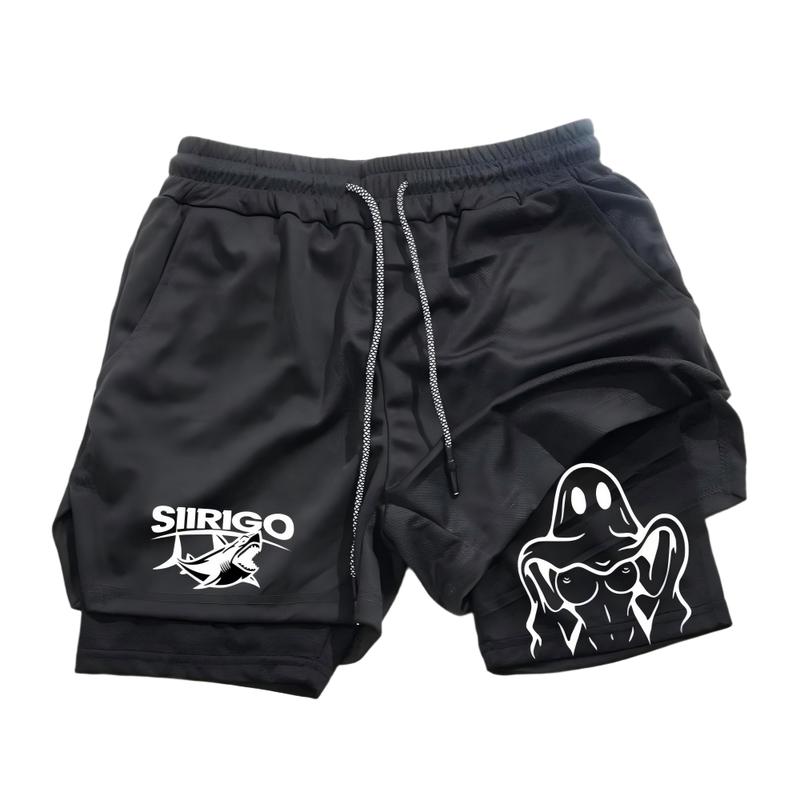 Anime-Style Sports Shorts for Men Two-Piece Double-Layer High-Quality Polyester Quick-Dry & Breathable 20 Versatile Styles Multi-Function Anime-Style Sports Shorts for Men Two-Piece Double-Layer High-Quality Polyester Quick-Dry & Breathable 20 Versatile Styles Multi-Function
