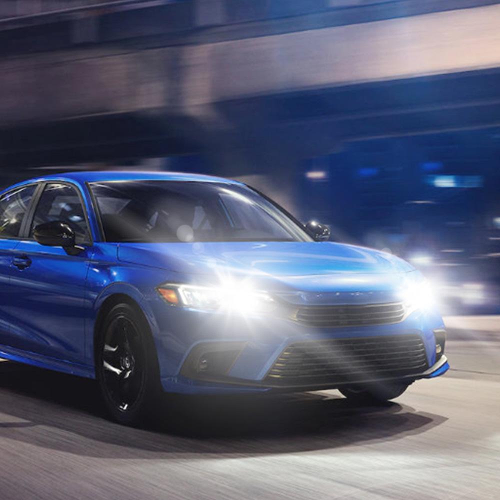 AUXITO H4 9003 LED Headlight Set, High Low Beam Bulbs 6500K Cool White Super Bright, 10000LM