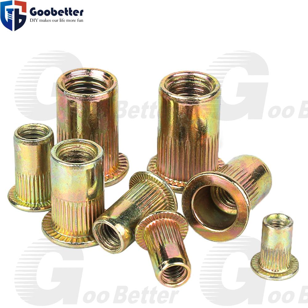 Rivet Nut Tool Kit, 16-Inch Rivnut Tool with 15 Metric & SAE Mandrels and Rivet Nut Gun, 200pcs Rivnut Tool Kit Assortment, Nutsert Tool Kit with Carrying Case